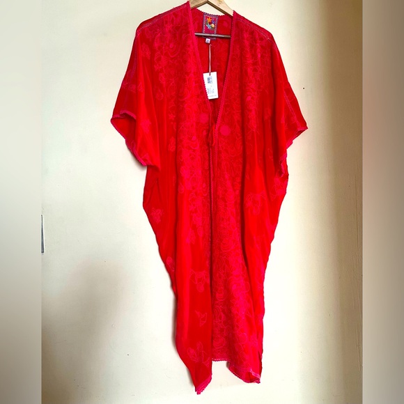 JOHNNY WAS Sea Georgia Kimono - Picture 4 of 11